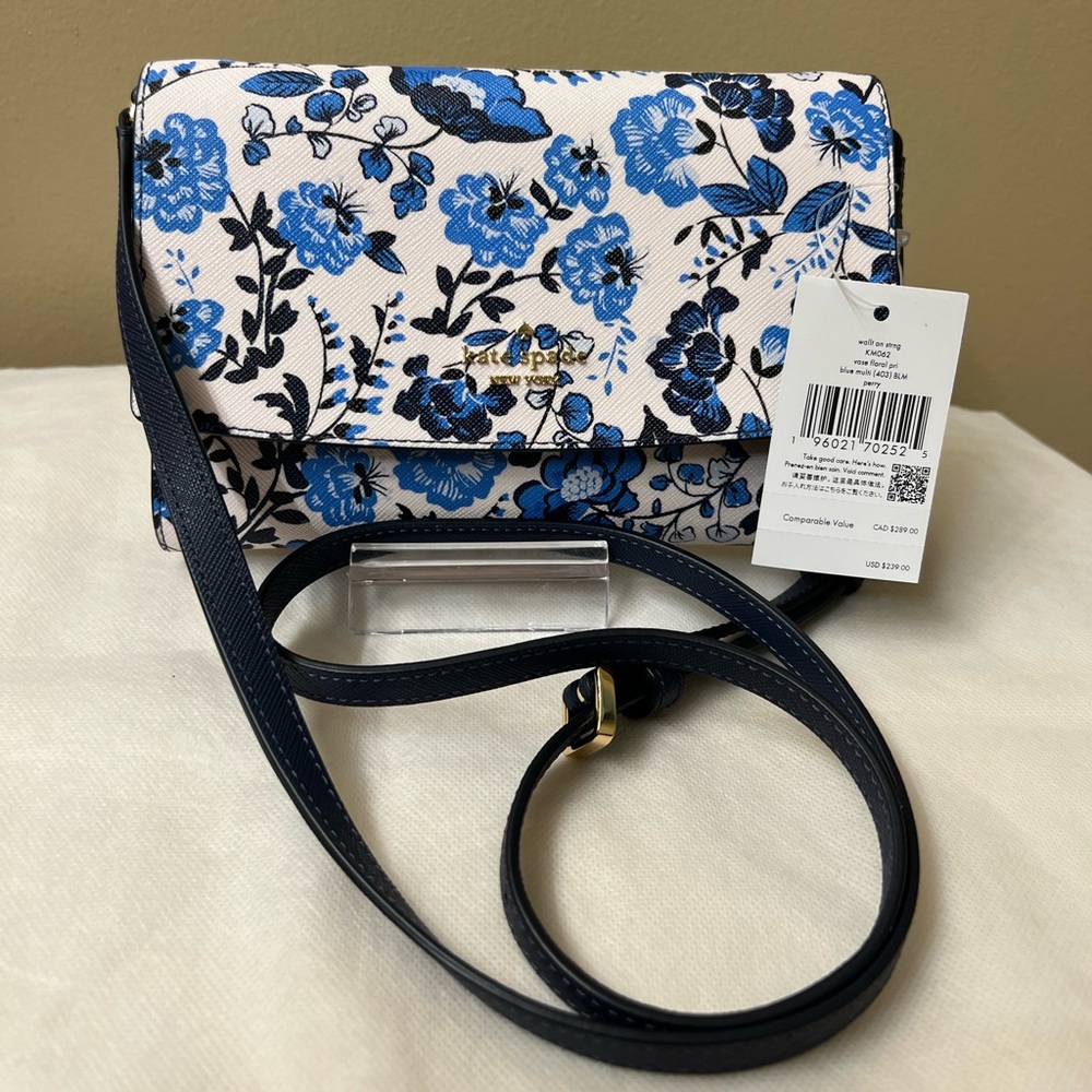 Kate Spade Blue Crossbody Bag NWT - Picture 5 of 11